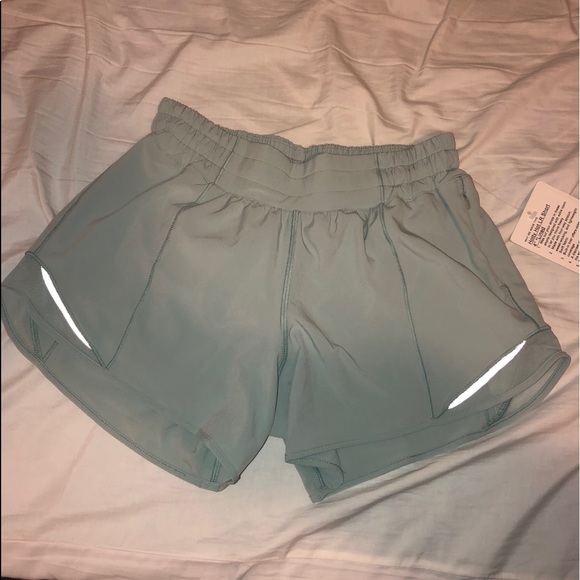 lululemon athletica Pants - ICE GREY/BLUE LULULEMON HOTTY HOT SHORTS